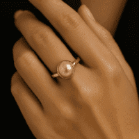 SILVER STONE RING