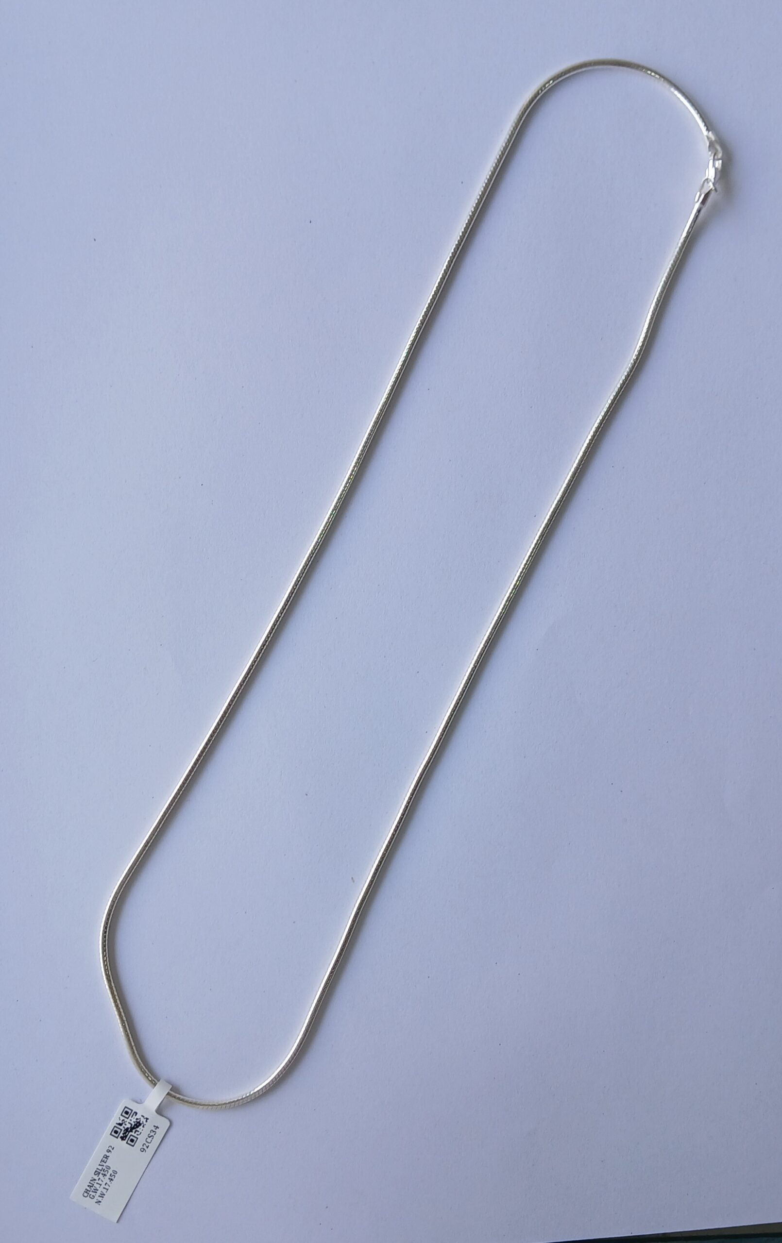 92.5 STERLING SILVER CHAIN