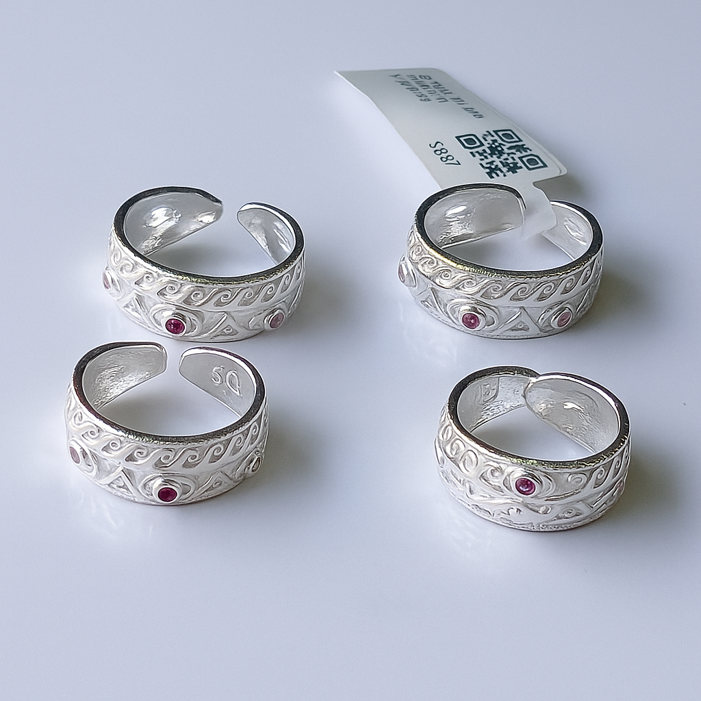 SILVER TOE RINGS