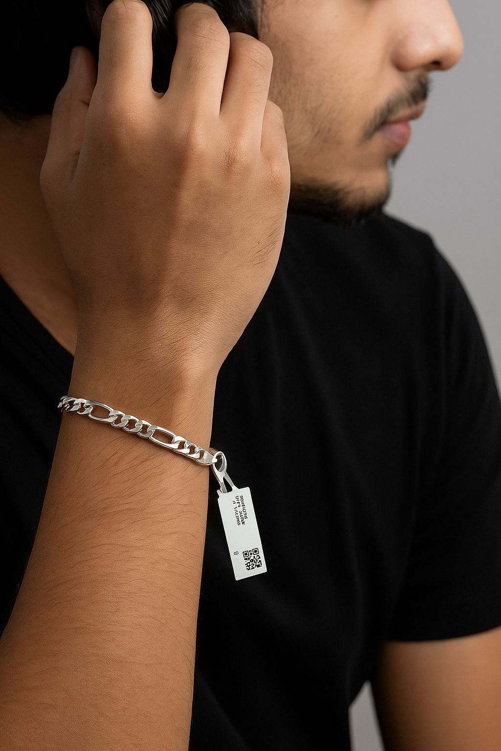 92.5 STERLING SILVER BRACELET - Image 2