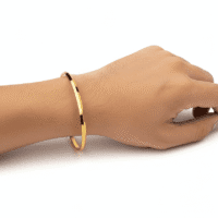 SILVER KADA WITH POLISH