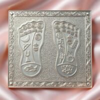 SILVER DIVINE FOOTPRINT(Charan Paduka)