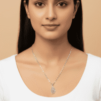 92.5 STERLING SILVER CHAIN WITH PANDET